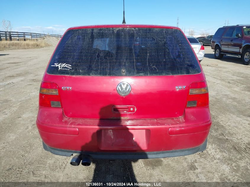 2002 Volkswagen Gti VIN: 9BWDE21J124028655 Lot: 12136031