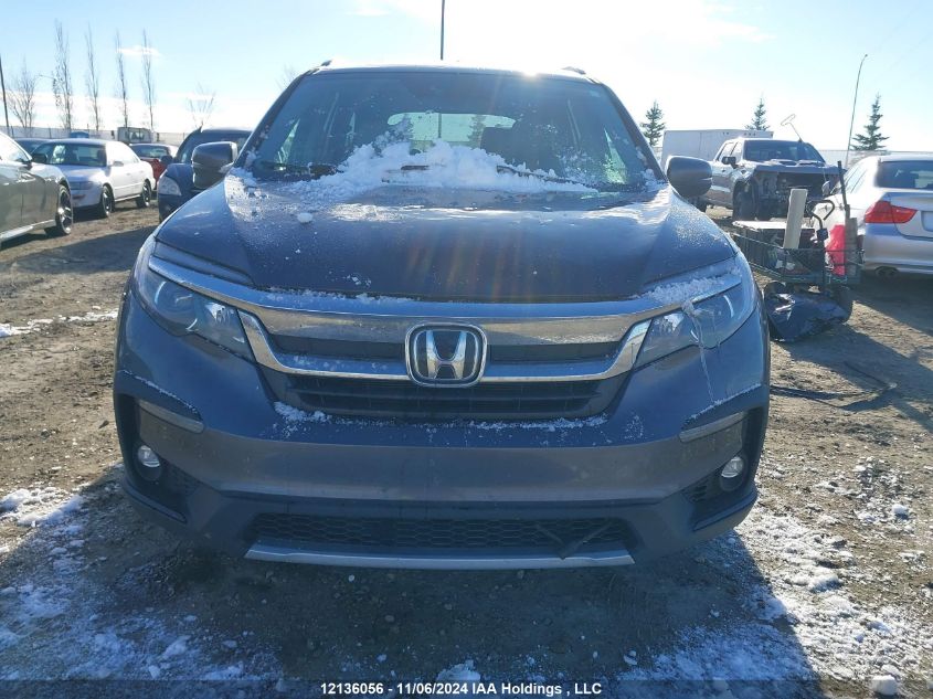 2020 Honda Pilot VIN: 5FNYF6H71LB505105 Lot: 12136056