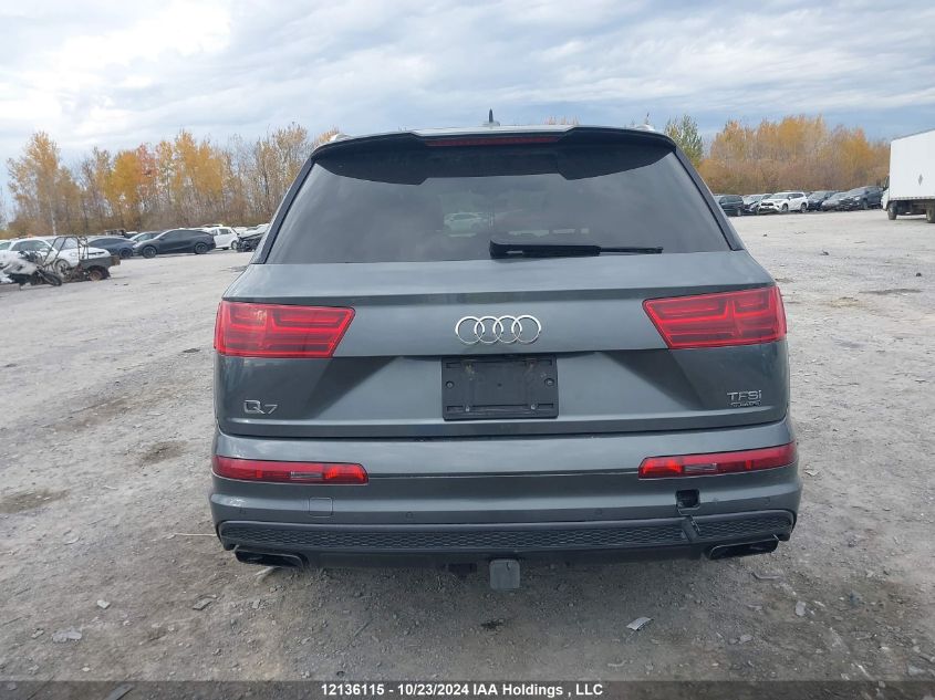 2018 Audi Q7 VIN: WA1WAAF76JD006049 Lot: 12136115