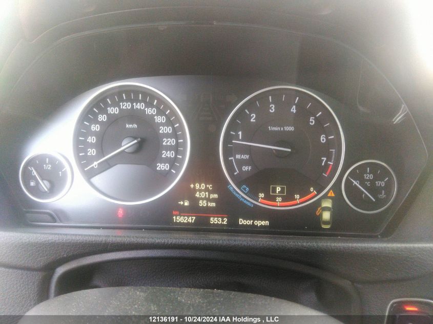 2013 BMW 3 Series VIN: WBA3B3C56DJ969699 Lot: 12136191