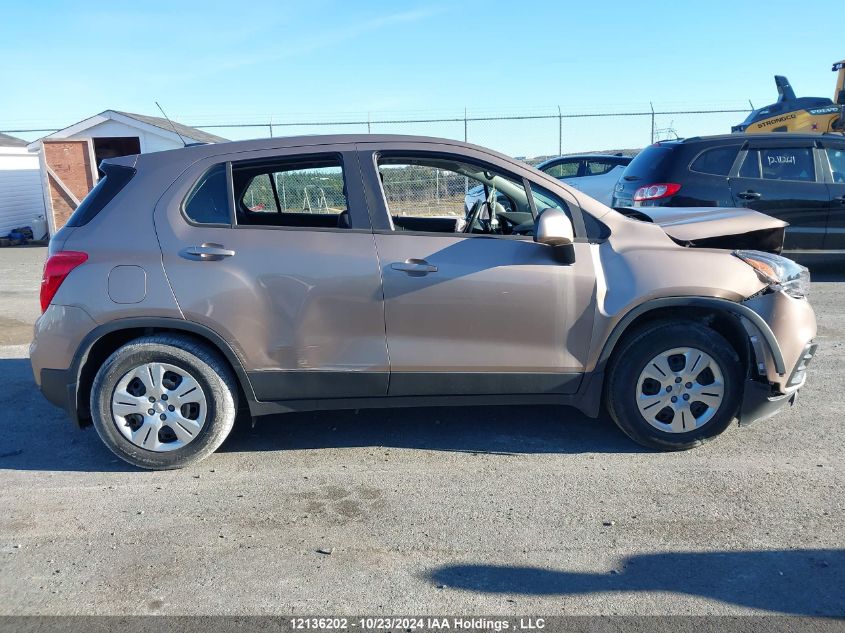 2018 Chevrolet Trax VIN: 3GNCJKSBXJL152500 Lot: 12136202