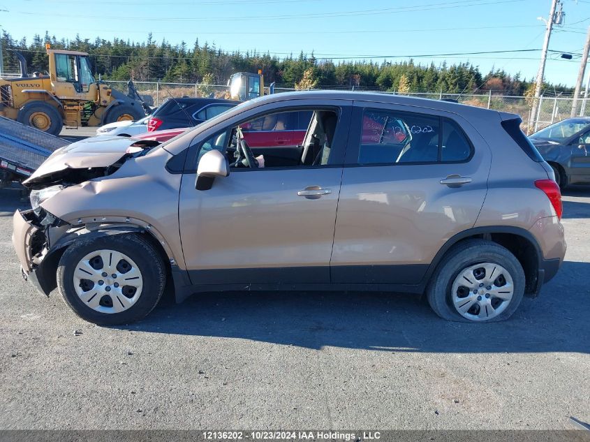 2018 Chevrolet Trax VIN: 3GNCJKSBXJL152500 Lot: 12136202