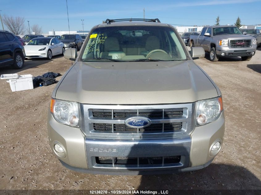 2012 Ford Escape Limited VIN: 1FMCU9EG9CKA01292 Lot: 12136270