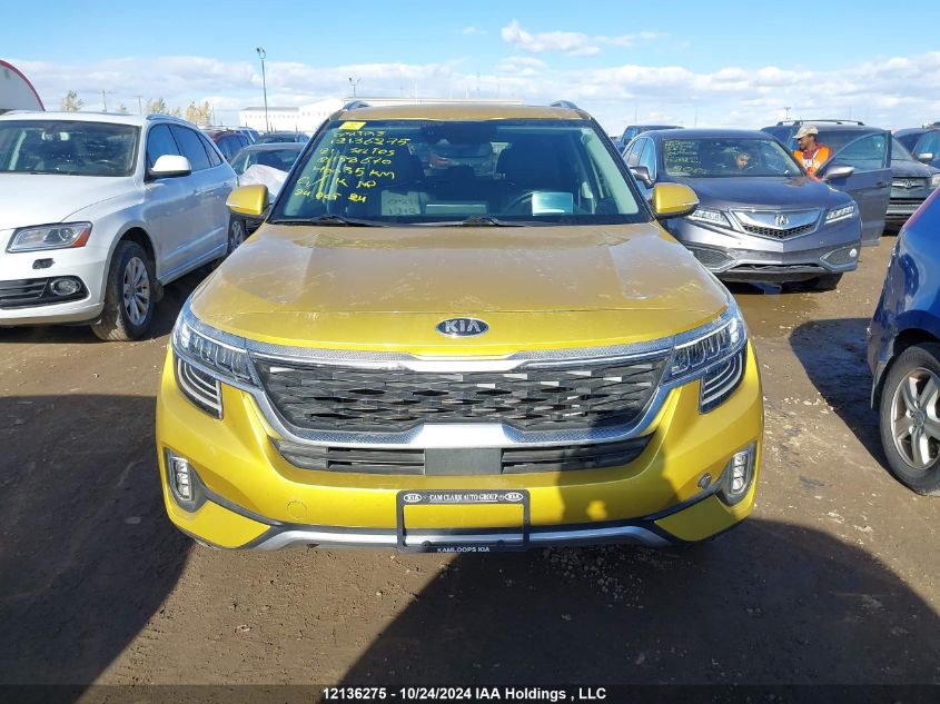 2021 Kia Seltos VIN: KNDETCA24M7138670 Lot: 12136275