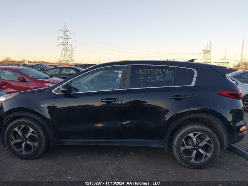 2020 Kia Sportage VIN: KNDPMCAC4L7712746 Lot: 12136297