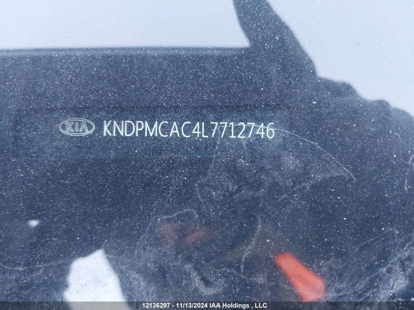 2020 Kia Sportage VIN: KNDPMCAC4L7712746 Lot: 12136297