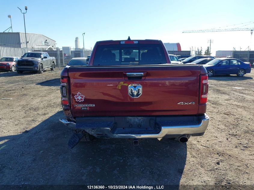 2019 Ram 1500 Laramie VIN: 1C6SRFJT0KN502336 Lot: 12136360