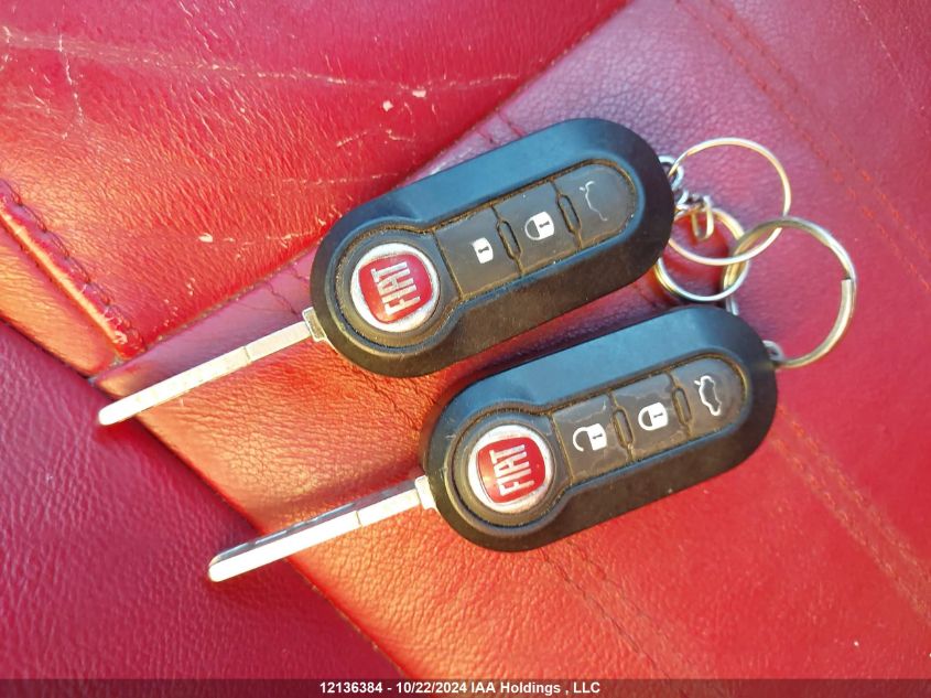 2012 Fiat 500C Lounge VIN: 3C3CFFERXCT378523 Lot: 12136384