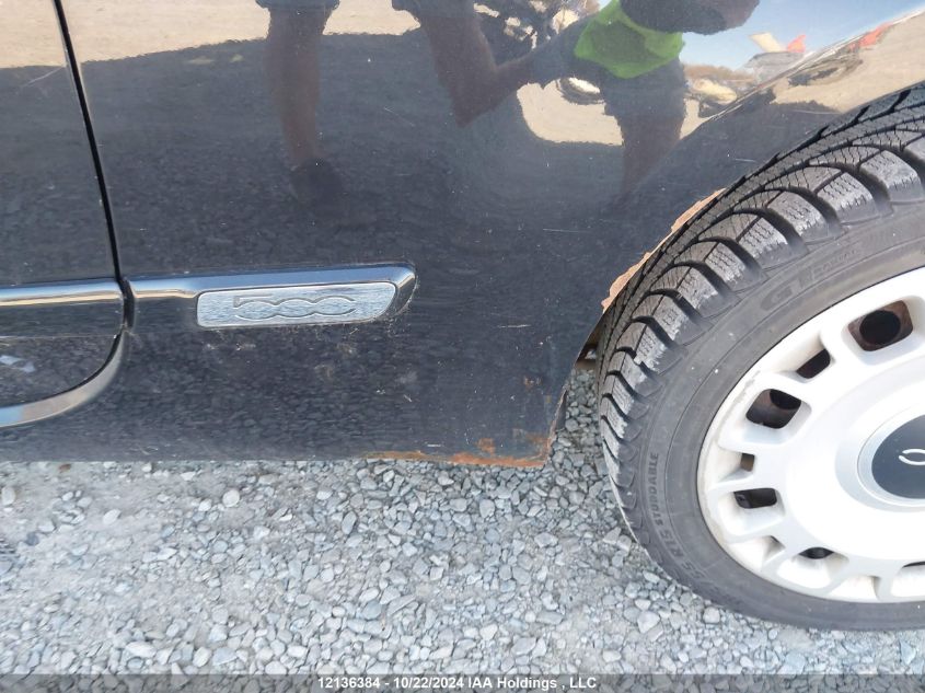 2012 Fiat 500C Lounge VIN: 3C3CFFERXCT378523 Lot: 12136384