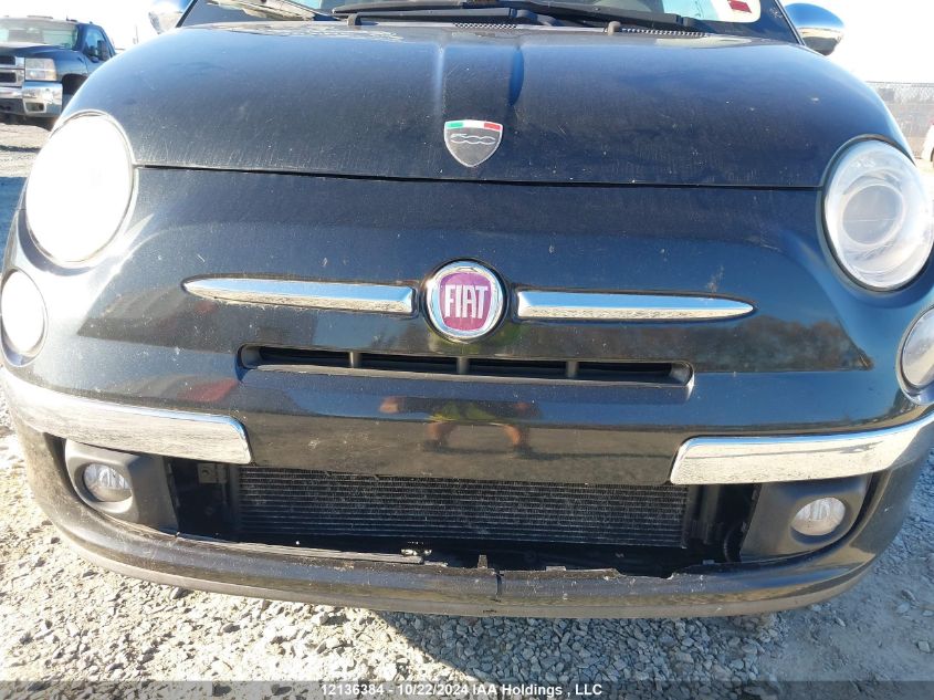 2012 Fiat 500C Lounge VIN: 3C3CFFERXCT378523 Lot: 12136384