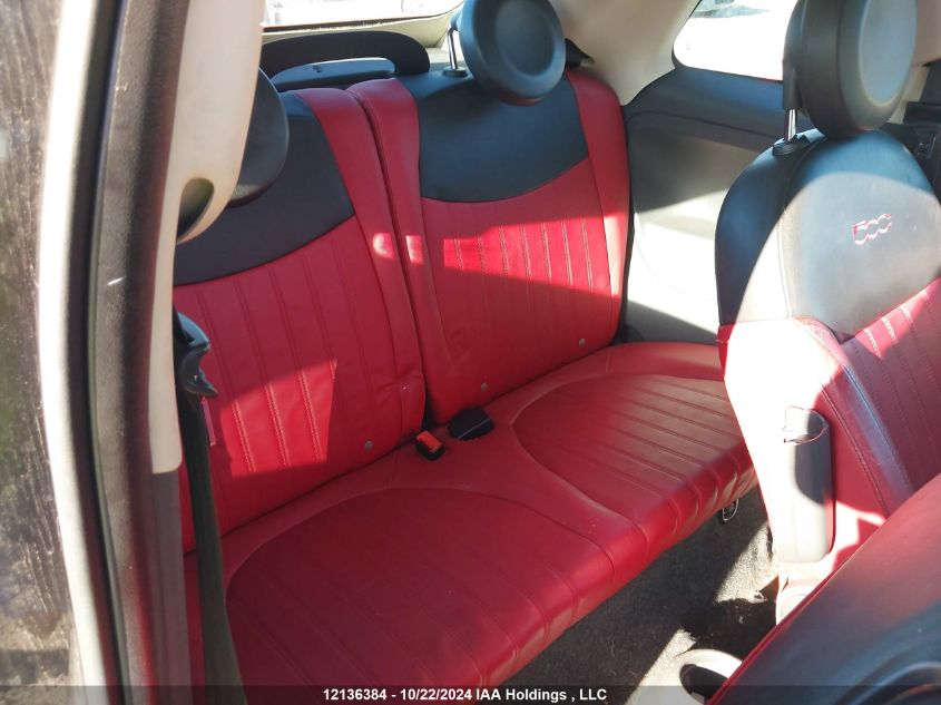 2012 Fiat 500C Lounge VIN: 3C3CFFERXCT378523 Lot: 12136384