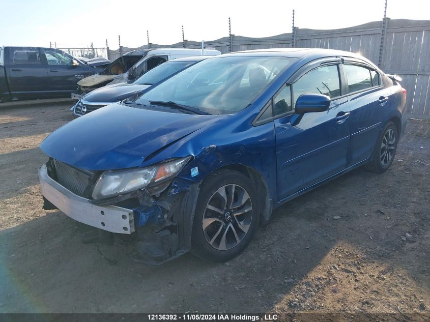 2014 Honda Civic Sedan VIN: 2HGFB2F55EH026178 Lot: 12136392