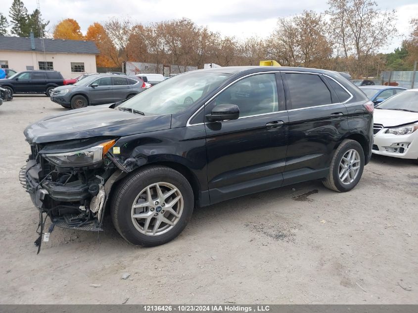 2022 Ford Edge Sel VIN: 2FMPK4J93NBA75807 Lot: 12136426