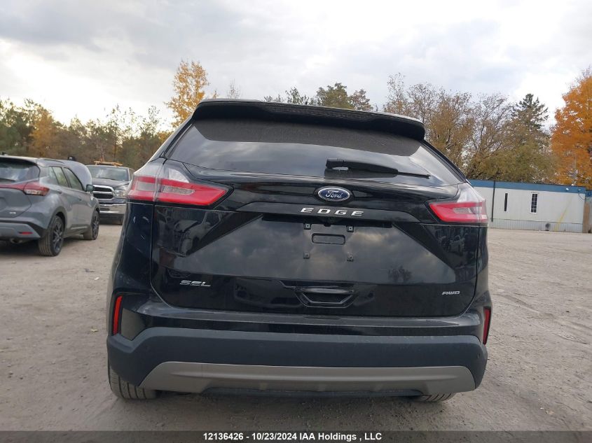 2022 Ford Edge Sel VIN: 2FMPK4J93NBA75807 Lot: 12136426