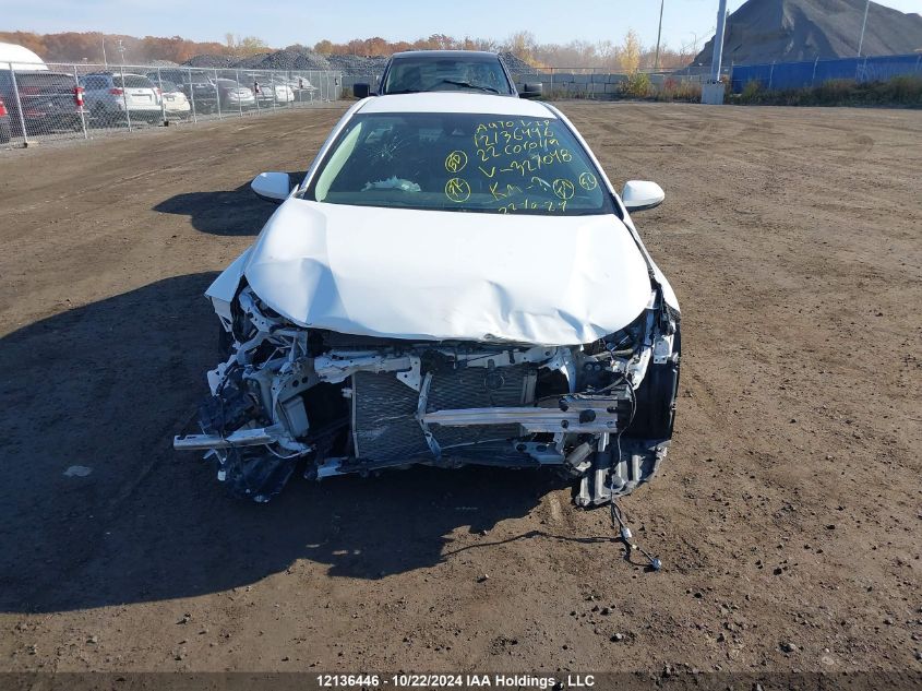 2022 Toyota Corolla Le VIN: 5YFBPMBE4NP327048 Lot: 12136446