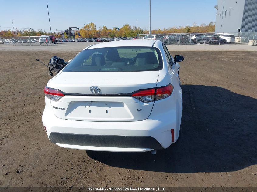 2022 Toyota Corolla Le VIN: 5YFBPMBE4NP327048 Lot: 12136446