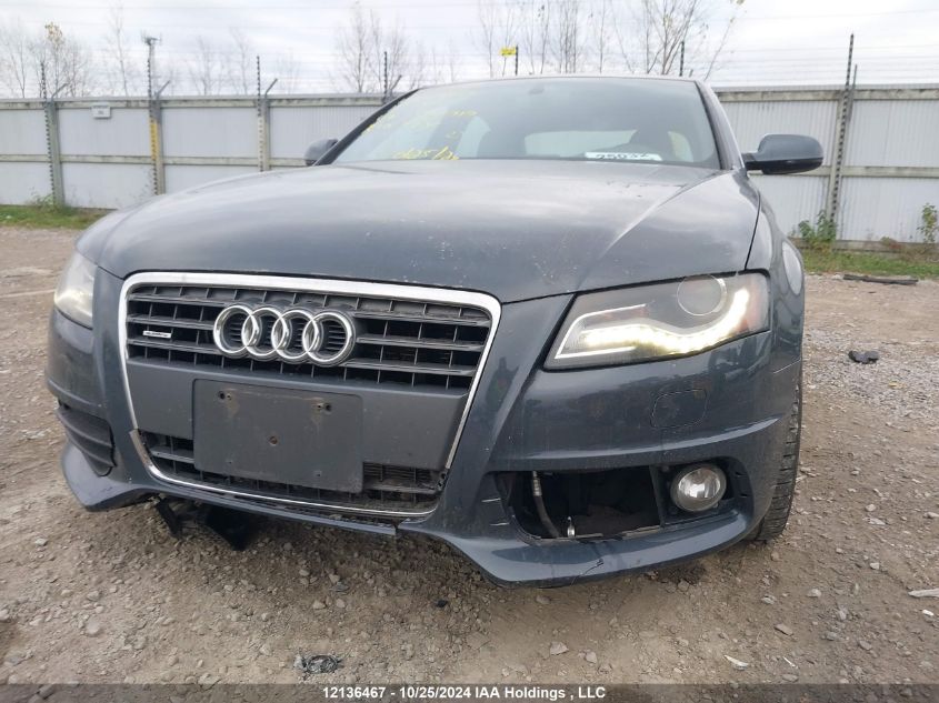 2010 Audi A4 VIN: WAUFFDFL4AN048717 Lot: 12136467