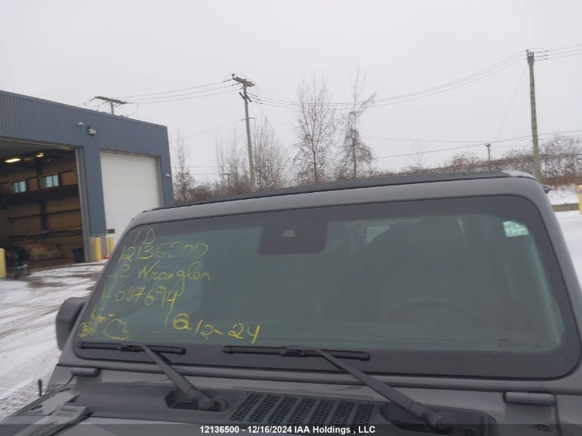 2023 Jeep Wrangler Rubicon VIN: 1C4JJXFG7PW647694 Lot: 12136500