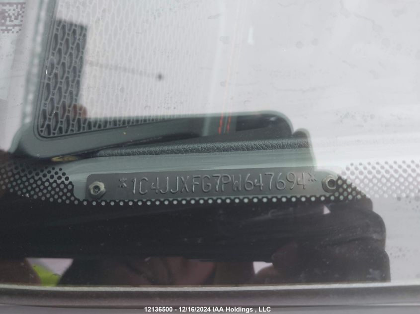 2023 Jeep Wrangler Rubicon VIN: 1C4JJXFG7PW647694 Lot: 12136500
