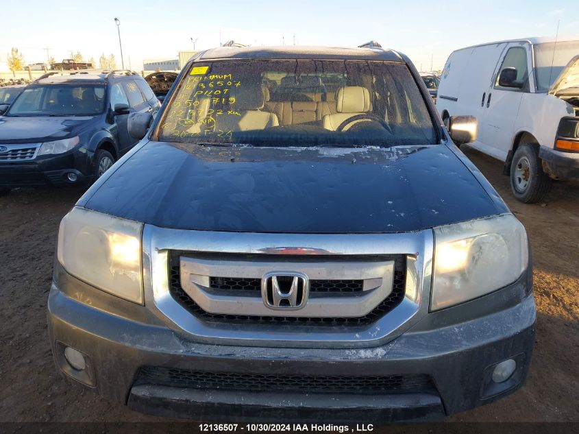 2011 Honda Pilot Exl VIN: 5FNYF4H58BB502719 Lot: 12136507