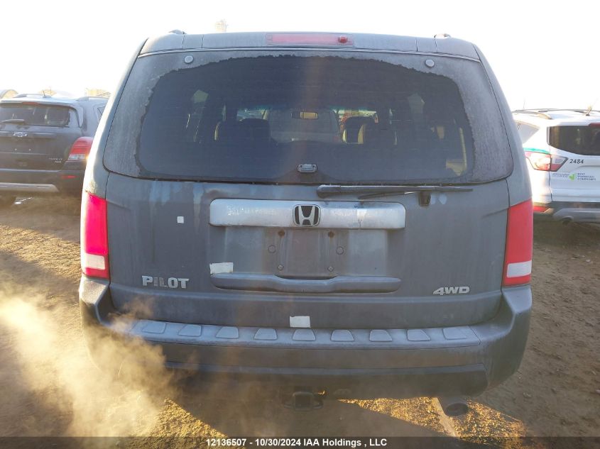 2011 Honda Pilot Exl VIN: 5FNYF4H58BB502719 Lot: 12136507