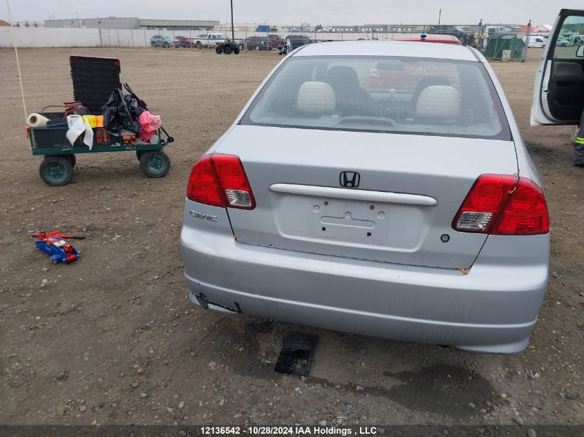 2005 Honda Civic Sdn VIN: 2HGES16315H039806 Lot: 12136542