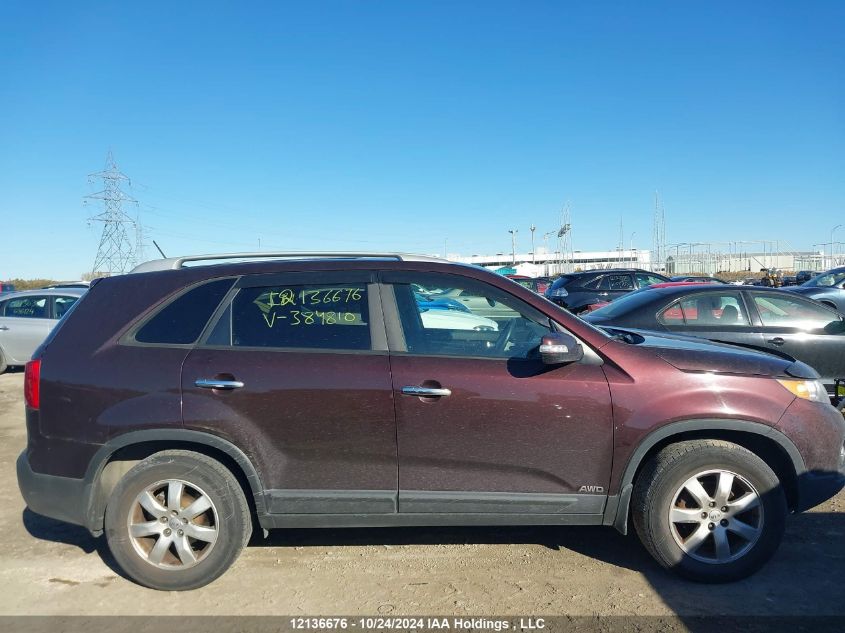 2013 Kia Sorento VIN: 5XYKTDA22DG384810 Lot: 12136676