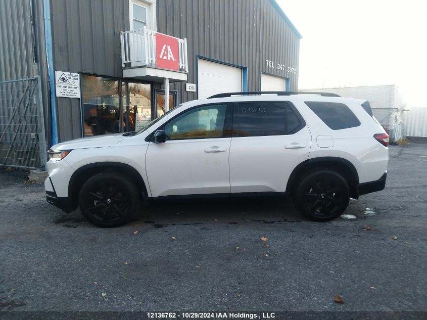 2025 Honda Pilot Black VIN: 5FNYG1H94SB501338 Lot: 12136762