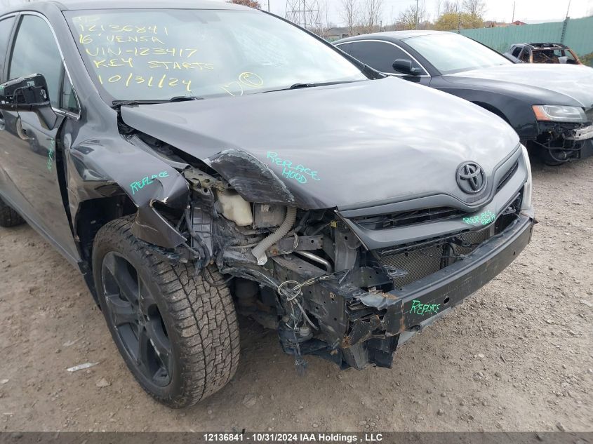 2016 Toyota Venza Xle VIN: 4T3BK3BB9GU123417 Lot: 12136841