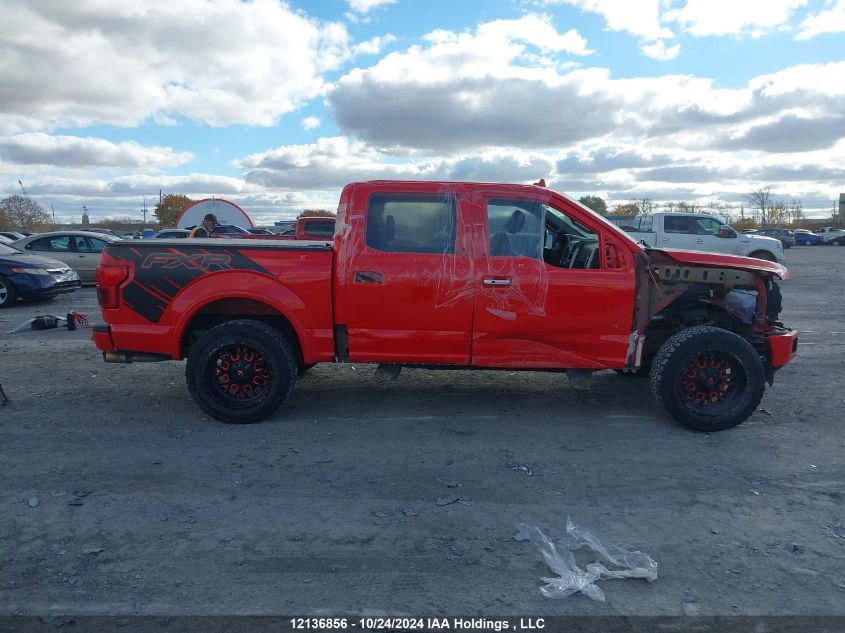 2018 Ford F-150 Lariat VIN: 1FTEW1E56JFB34847 Lot: 12136856