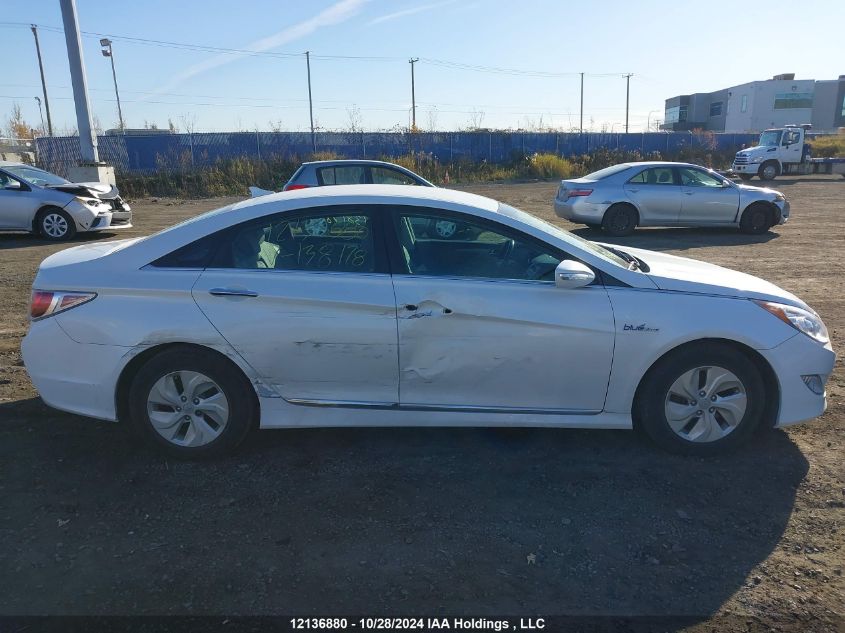 2015 Hyundai Sonata Hybrid Hybrid VIN: KMHEC4A4XFA138178 Lot: 12136880