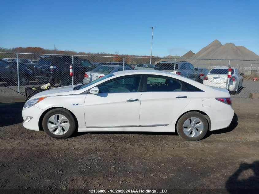 2015 Hyundai Sonata Hybrid Hybrid VIN: KMHEC4A4XFA138178 Lot: 12136880