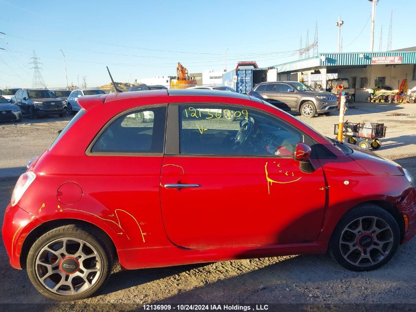 2013 Fiat 500 Sport VIN: 3C3CFFBR0DT522831 Lot: 12136909