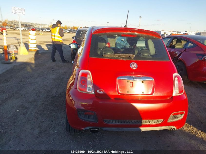 2013 Fiat 500 Sport VIN: 3C3CFFBR0DT522831 Lot: 12136909