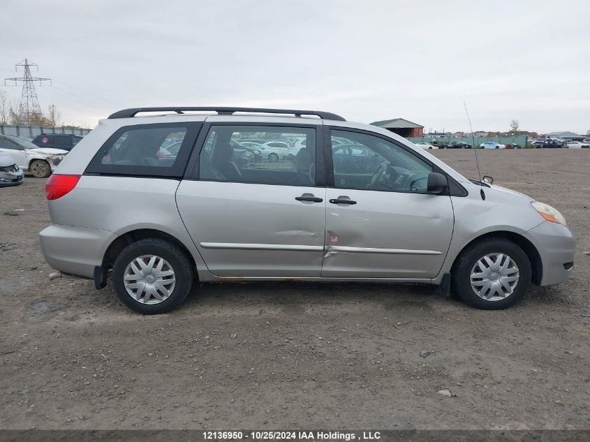 2008 Toyota Sienna Ce VIN: 5TDZK29C58S107161 Lot: 12136950