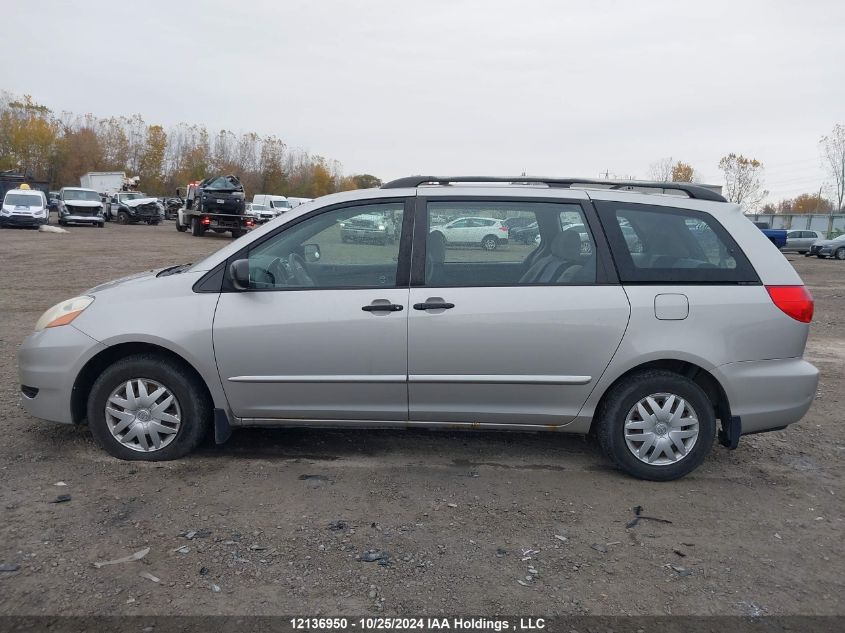 2008 Toyota Sienna Ce VIN: 5TDZK29C58S107161 Lot: 12136950