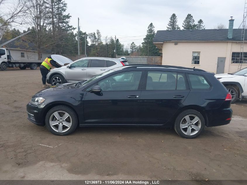 2019 Volkswagen Golf Sportwagen S VIN: 3VW117AU8KM517474 Lot: 12136973