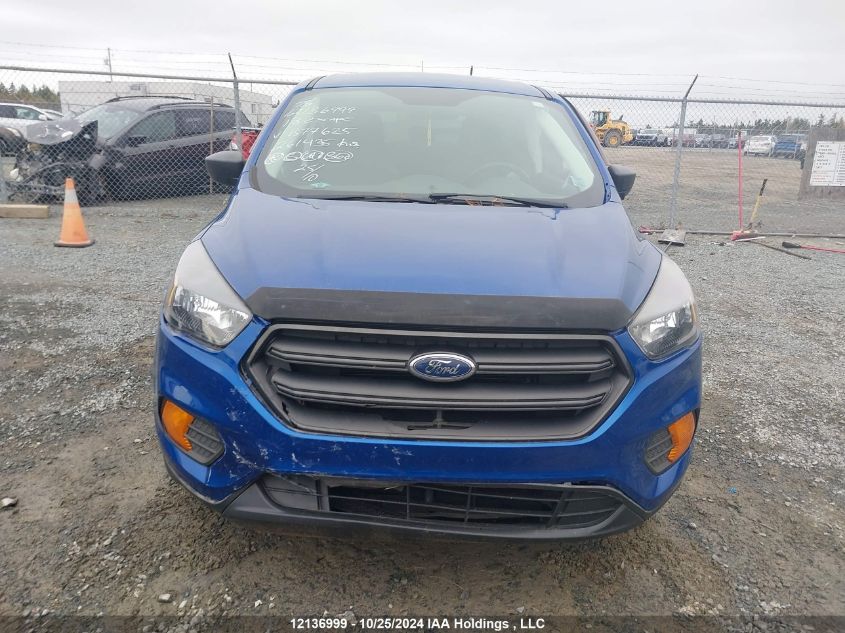 2018 Ford Escape S VIN: 1FMCU0F77JUB77625 Lot: 12136999