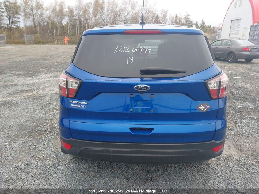 2018 Ford Escape S VIN: 1FMCU0F77JUB77625 Lot: 12136999