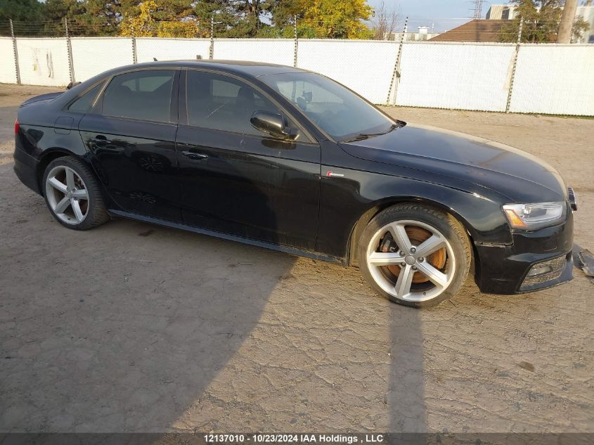 2015 Audi S4 VIN: WAUDGCFL4FA084291 Lot: 12137010