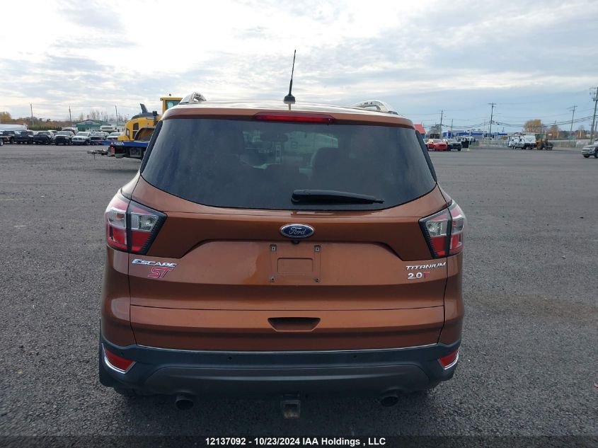 2017 Ford Escape Titanium VIN: 1FMCU9J93HUB10026 Lot: 12137092