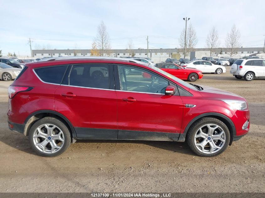 2017 Ford Escape Titanium VIN: 1FMCU9J93HUD62746 Lot: 12137100