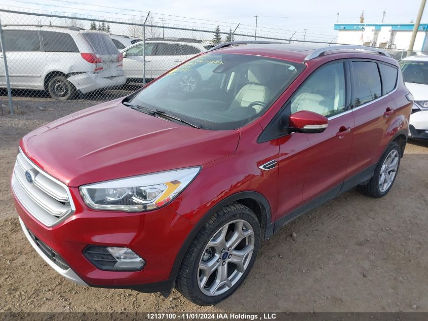 2017 Ford Escape Titanium VIN: 1FMCU9J93HUD62746 Lot: 12137100