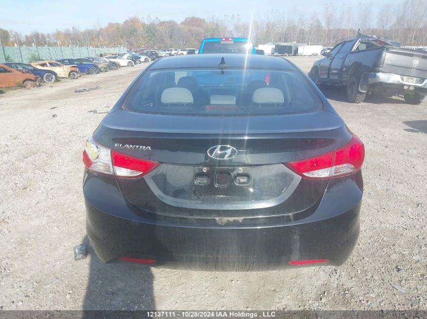 2013 Hyundai Elantra Gl VIN: 5NPDH4AE8DH302222 Lot: 12137111