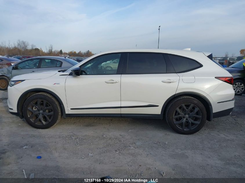 2022 Acura Mdx VIN: 5J8YE1H02NL800966 Lot: 12137168