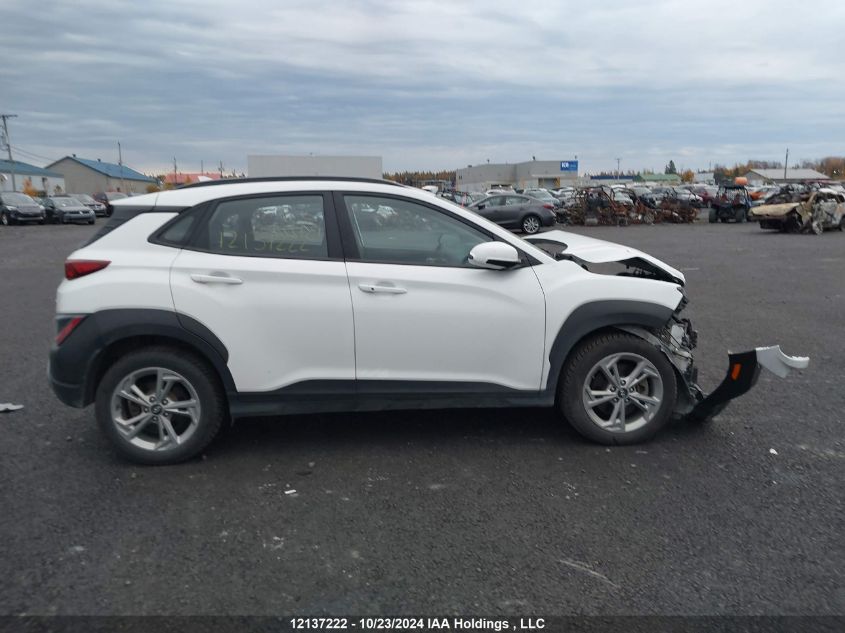 2022 Hyundai Kona Sel/Se VIN: KM8K2CAB1NU864667 Lot: 12137222