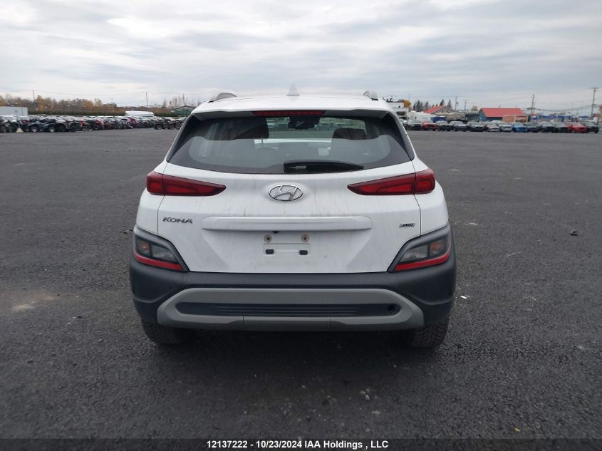 2022 Hyundai Kona Sel/Se VIN: KM8K2CAB1NU864667 Lot: 12137222