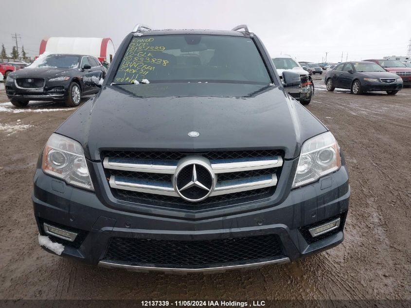 2012 Mercedes-Benz Glk-Class VIN: WDCGG8HB9CF833838 Lot: 12137339