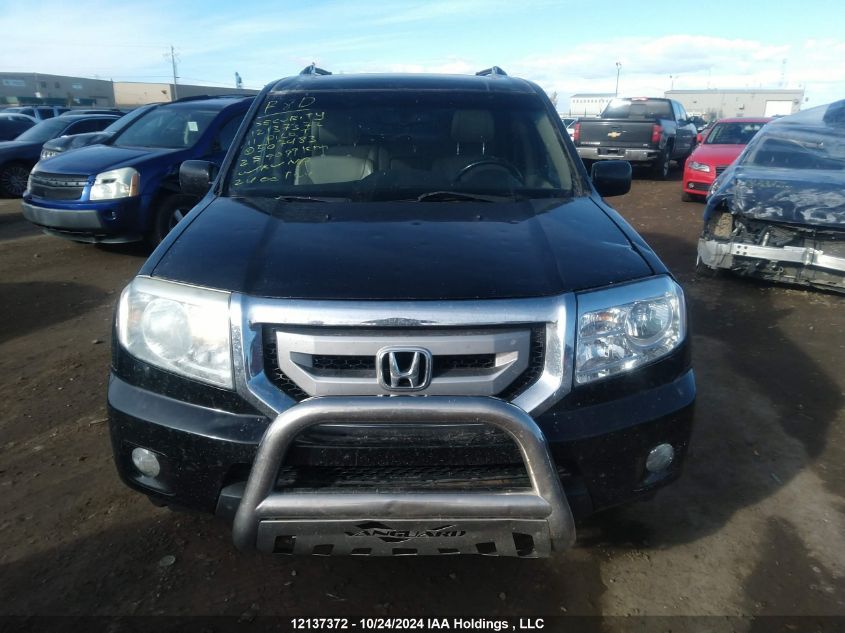 2011 Honda Pilot Touring VIN: 5FNYF4H94BB507483 Lot: 12137372