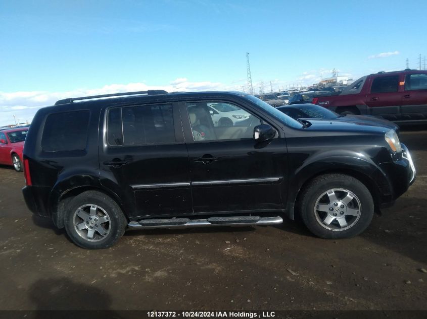 2011 Honda Pilot Touring VIN: 5FNYF4H94BB507483 Lot: 12137372